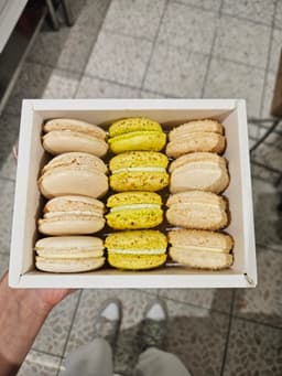 Boite de 12 macarons miniature 4