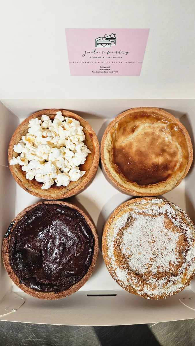 Box Flan – Jade's Pastry, pâtisserie à Lardy